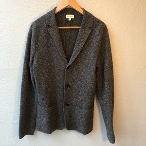 NWOT Club Monaco mens grey sweater jacket